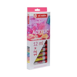 [PEACARCR] - PEINTURE ACRYLIC 12X12ML ART CRATION 9021712M