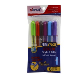 [STVETRCO6PCVR856] - STYLO VERSAL TRISTAR COLOR 6 PCS VR856