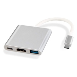 [ADTYCTOHDUSTYC] - ADAPTATEUR TYPE-C TO HDMI+USB+TYPE-C